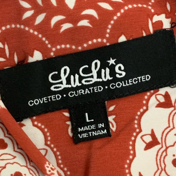 LuLu’s Halter Style Dress Size L - Picture 7 of 10